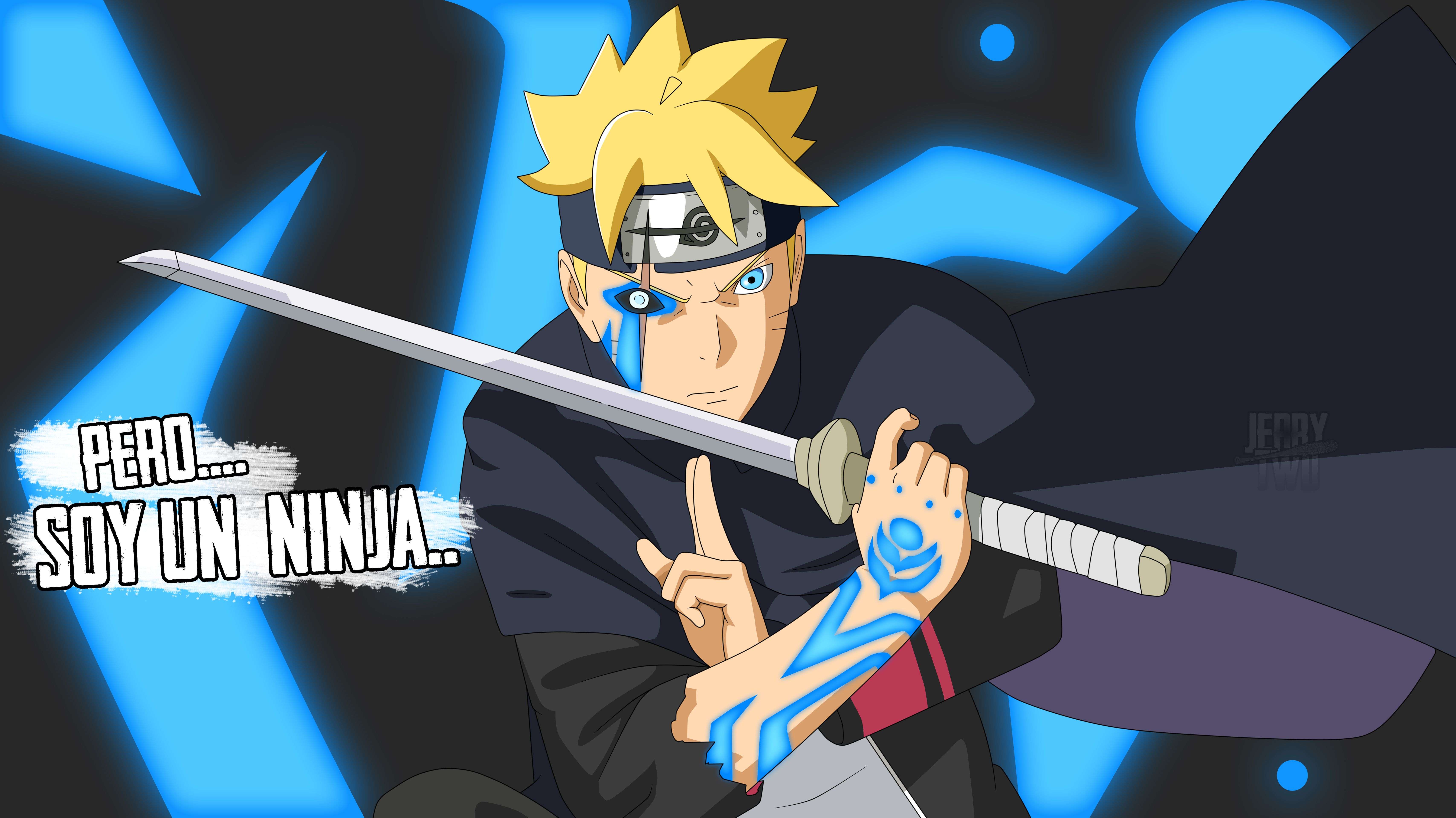 6830x3840 Boruto Jougan Wallpaper