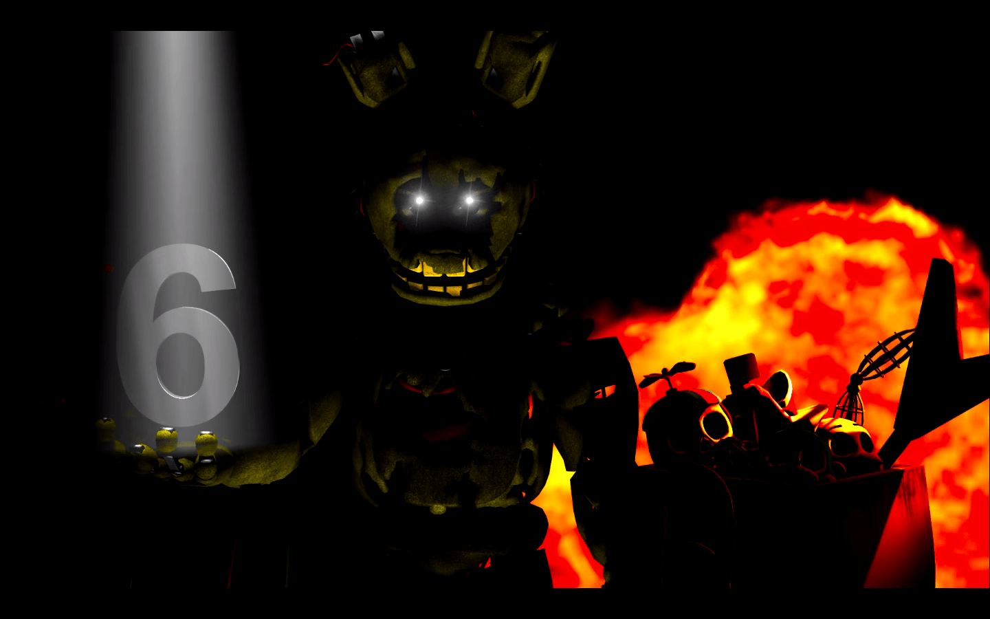 1440x900 Springtrap(Zajcu37). Five Nights At Freddy's SFM