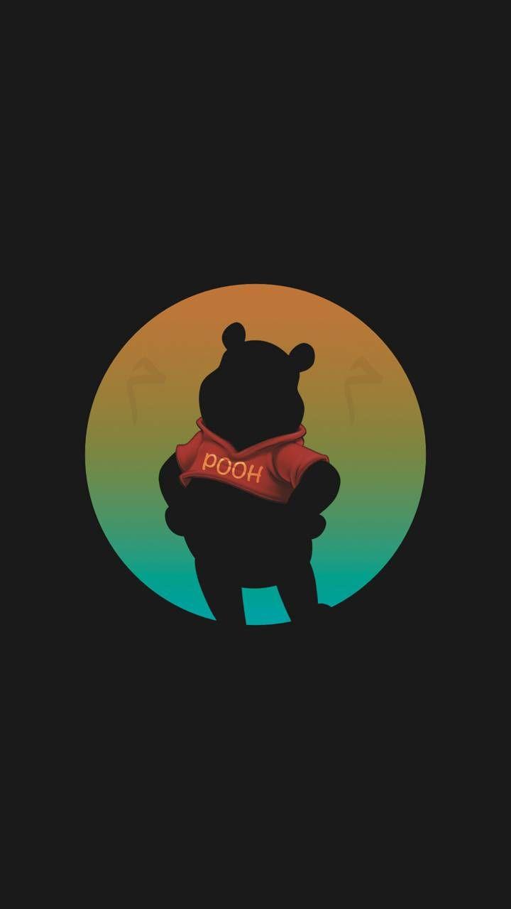 720x1280 Silhouette Pooh wallpaper
