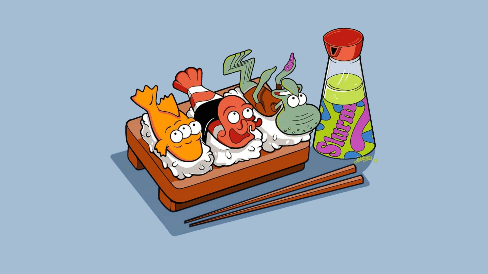 1920x1080 Sushi Wallpaper Cartoon .