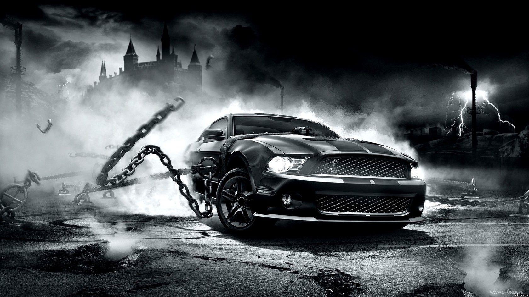 Black And White Mustang Wallpapers Top Free Black And White Mustang Backgrounds Wallpaperaccess