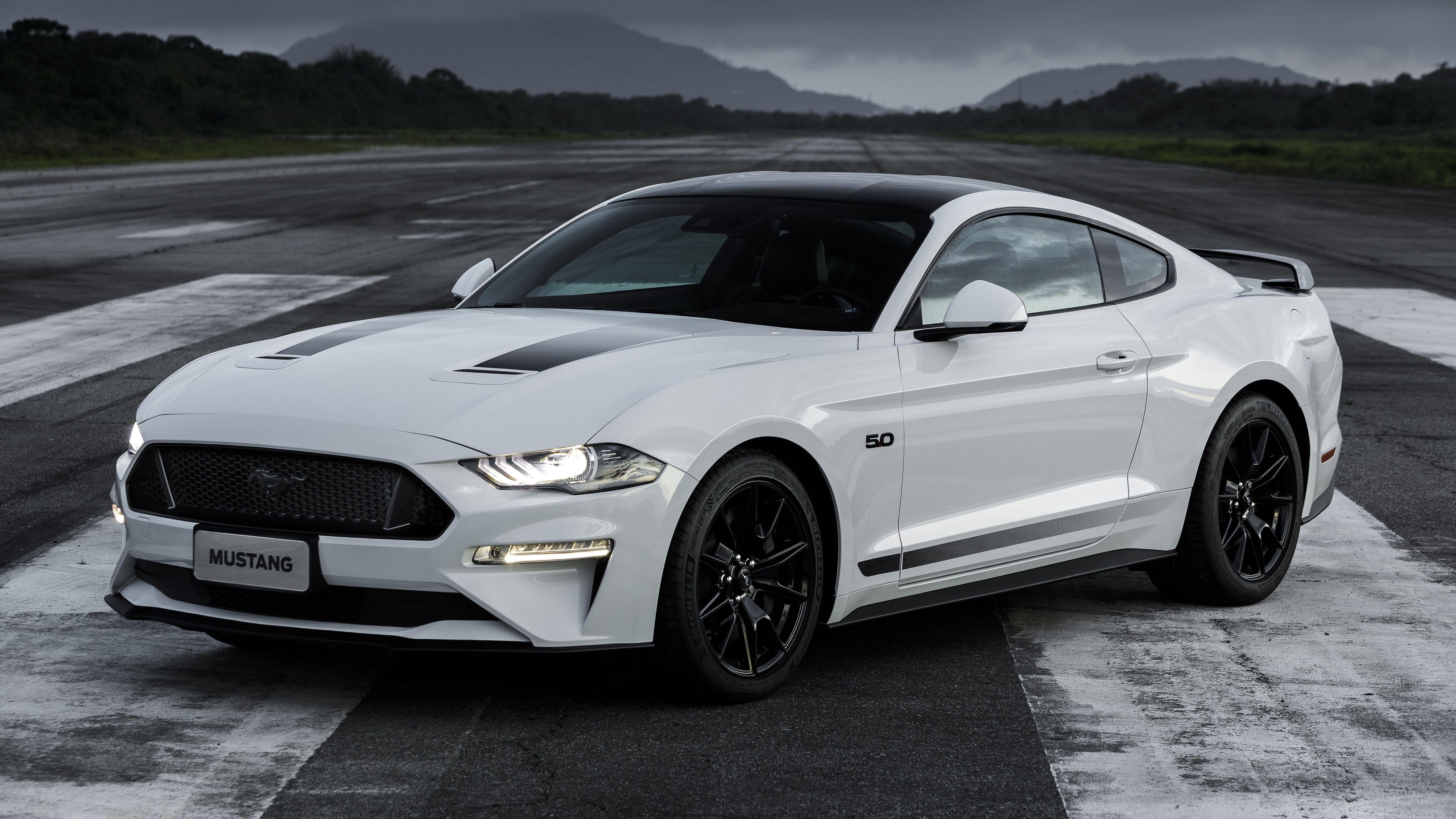 5120x2880 Ford Mustang GT Black Shadow 2019 4K 5K Wallpaper. HD Car Wallpaper