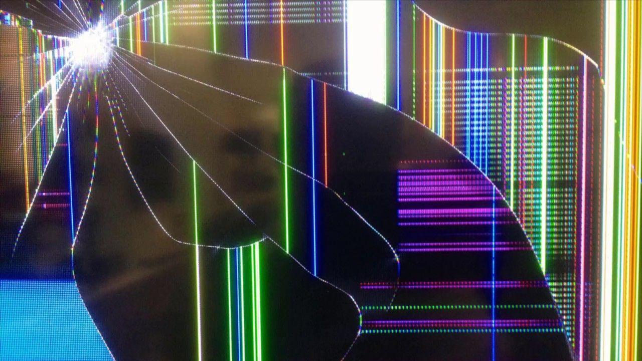 1280x720 Minutes HD Broken Screen Background Video. Type 5. Broken Screen Prank