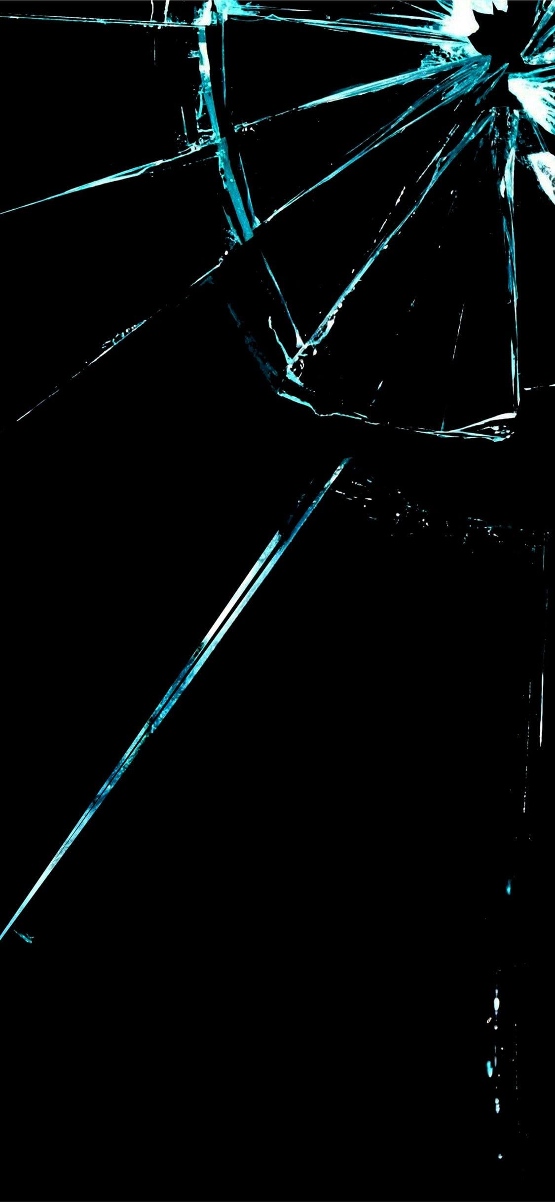 1125x2436 Broken Screen Wallpaper
