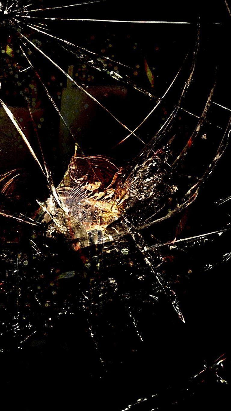 768x1365 Broken Screen Wallpaper