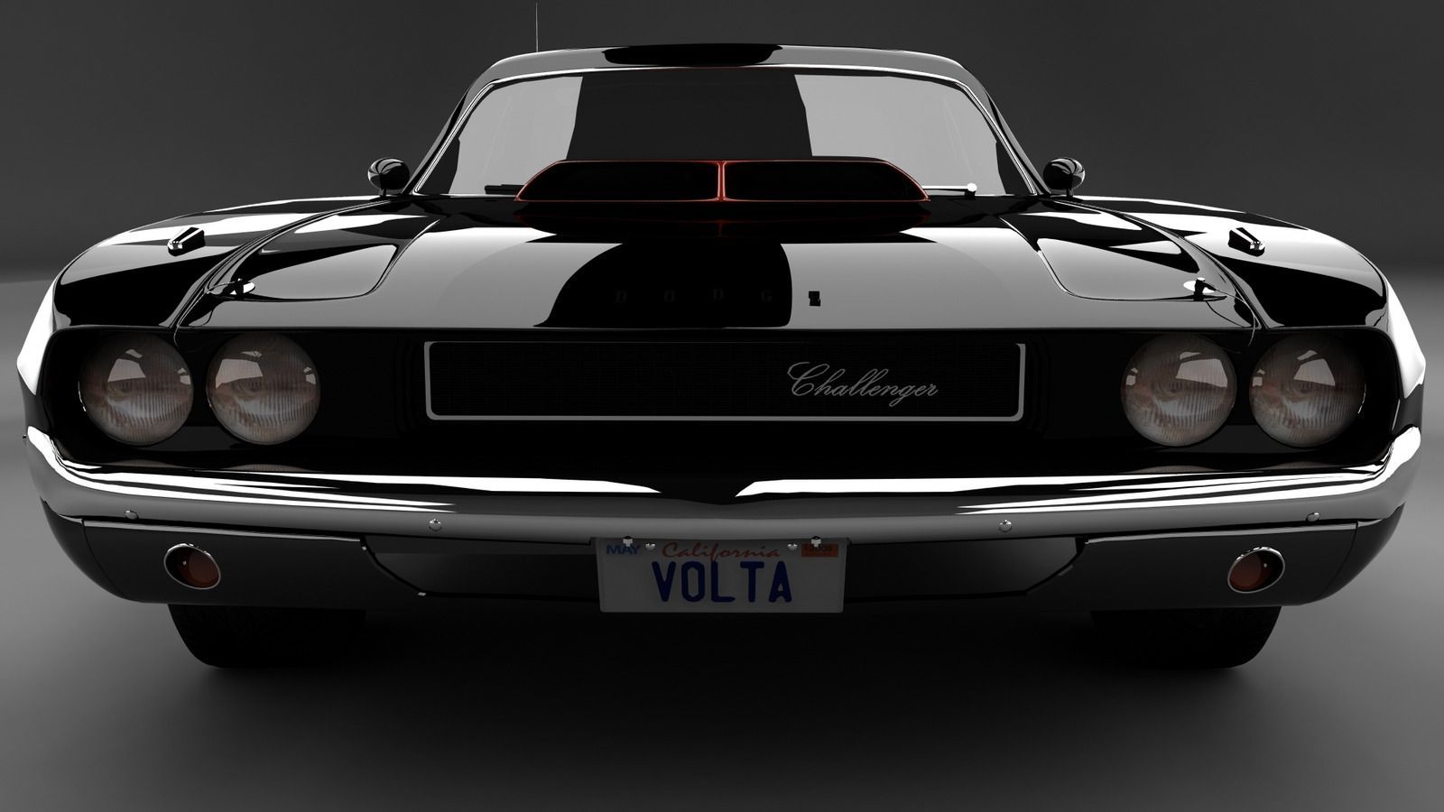 1600x900 Vintage Dodge Challenger Wallpaper