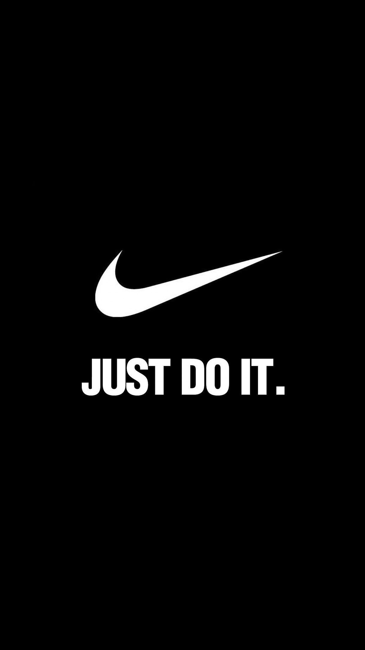 1242x2208 Black Nike Wallpaper background picture
