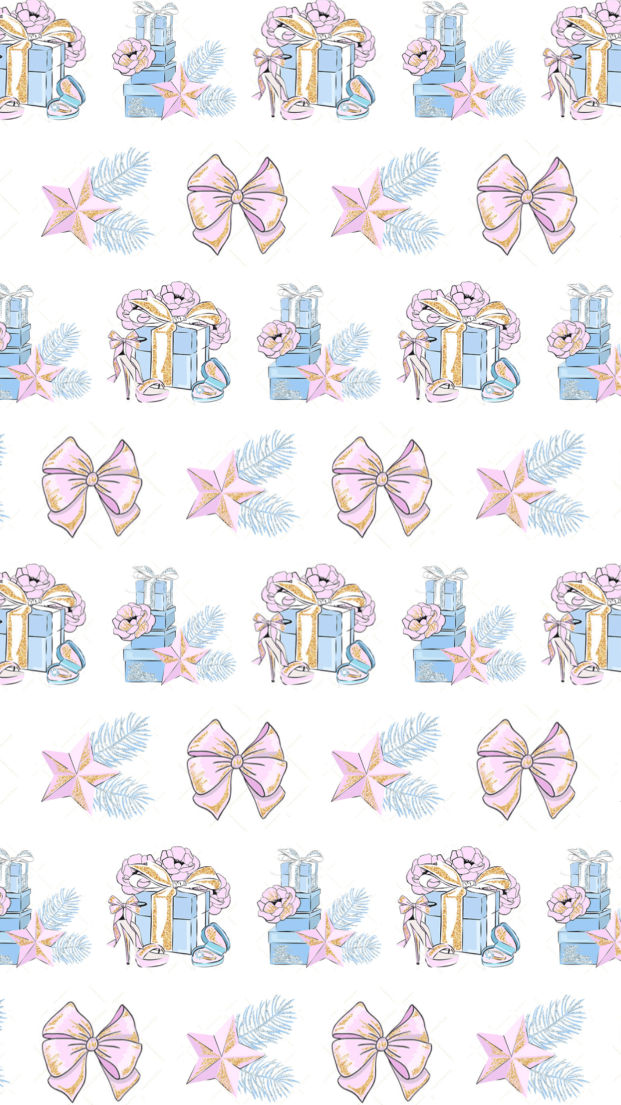 1242x2208 cute. pastel. colors. wallpaper. New year wallpaper, Christmas wallpaper, Winter pastels
