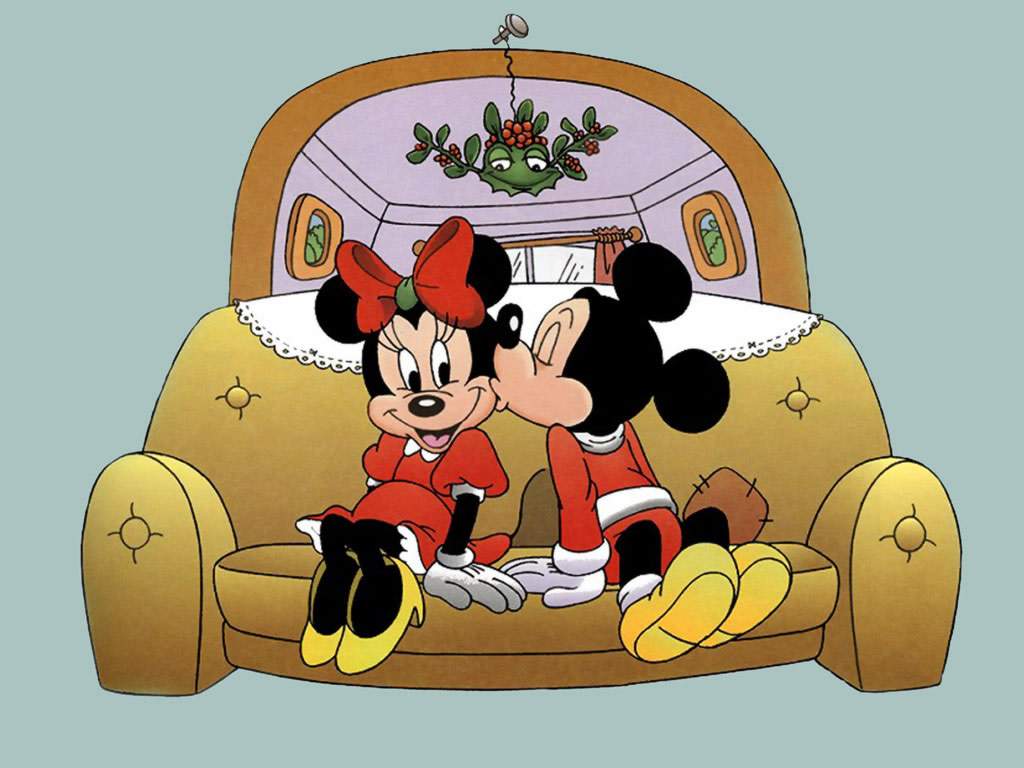1024x768 Minnie And Mickey Mouse Wallpaper