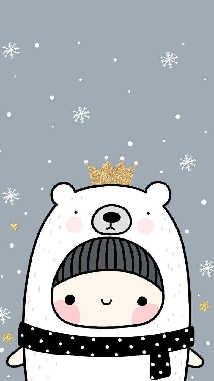 720x1280 art, baby, background, bear, beautiful, beauty, bebe, cartoon, colorful, cute art, cute baby, design, dots, drawing, gray, illustration, kawaii, pastel, snow, style, wallpaper, we heart it, winter, beautiful art, pastel color, pastel