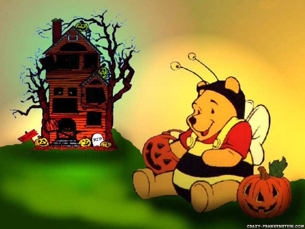 1024x768 Vintage Halloween Wallpaper