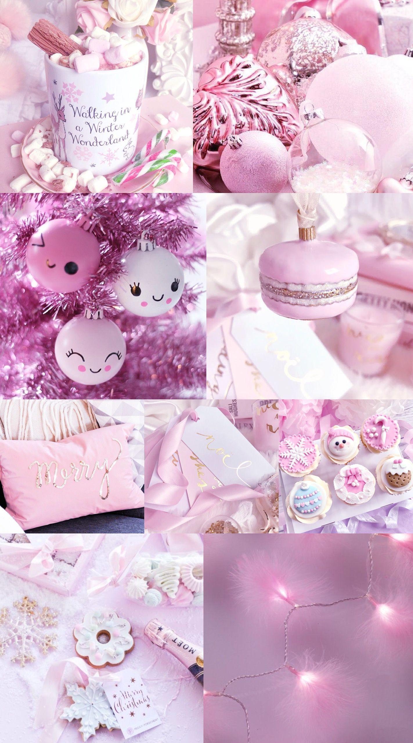 1423x2560 Wallpaper, background, hd, Christmas, iPhone, pink, purple, pretty. iPhone wallpaper tumblr aesthetic, Pink wallpaper iphone, iPhone wallpaper girly