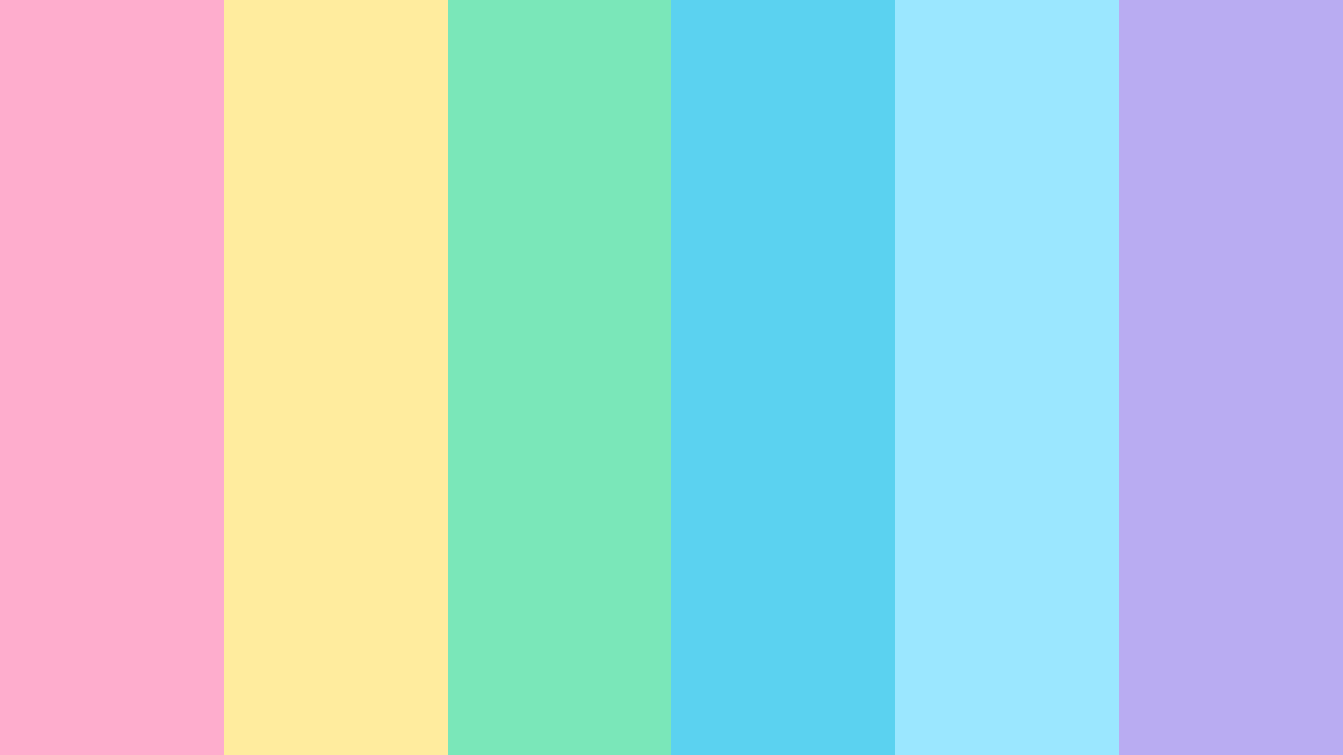 1920x1080 Super Cute Bright Pastels Color Scheme Blue