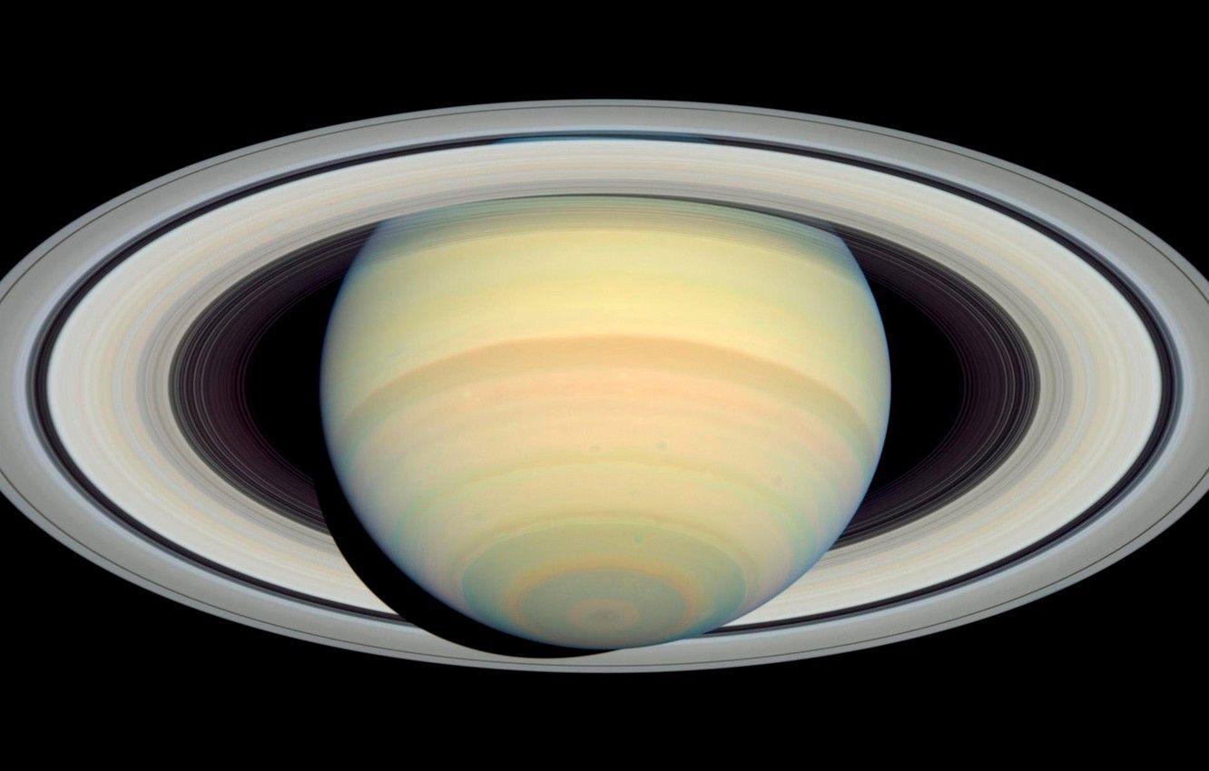 1332x850 Wallpaper photo, planet, Saturn, orbit, Saturn, NASA, Cassini, Cassini image for desktop, section космос