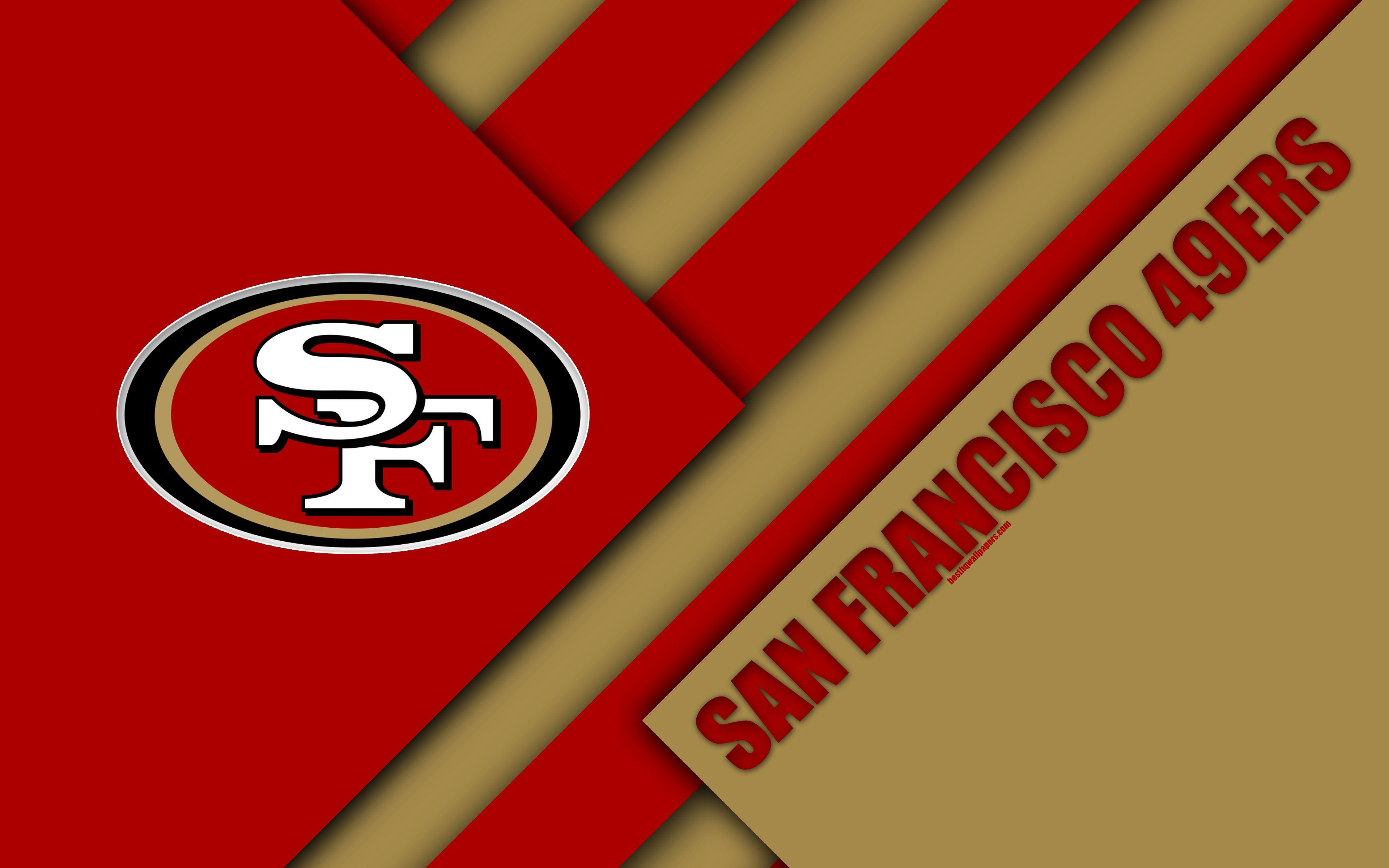 San Francisco 49ers Logo Wallpapers - Top Free San Francisco 49ers Logo  Backgrounds - WallpaperAccess