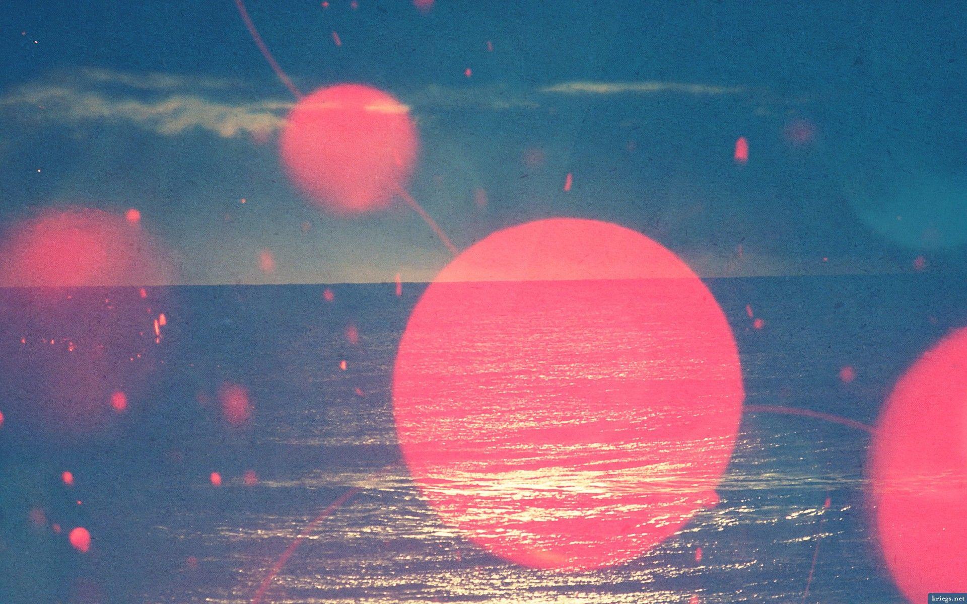 1920x1200 ocean, grunge, bokeh wallpaper