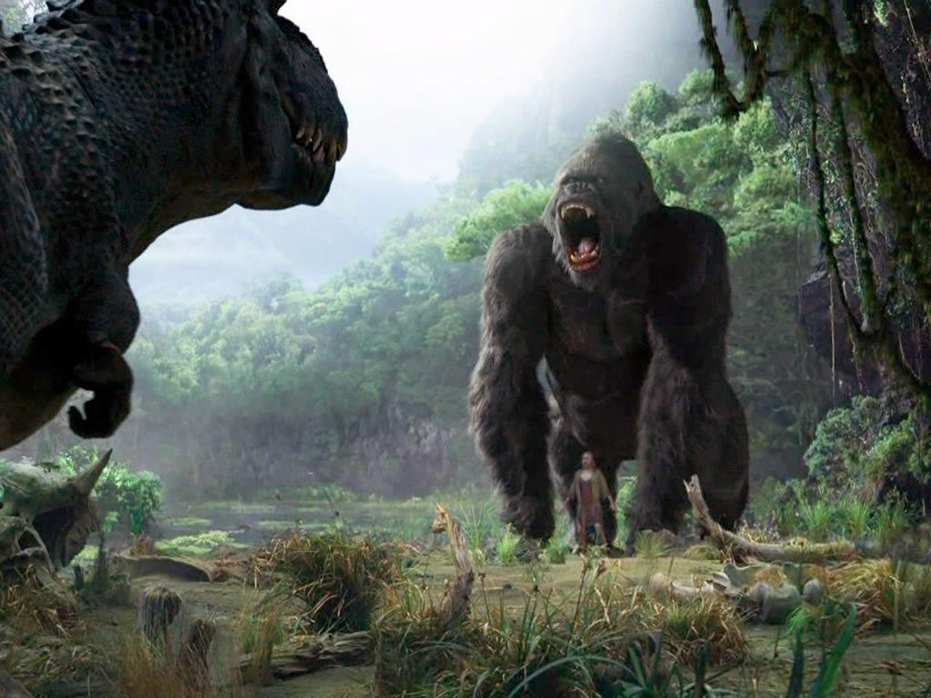 1024x768 King Kong (2005). King kong, Peliculas fantasia, Monstruos