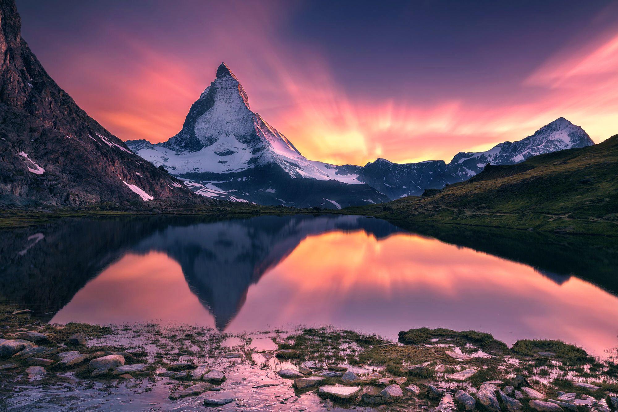 2000x1333 Matterhorn Mountains Macbook Pro Retina HD 4k Wallpaper, Image, Background, Photo and Picture