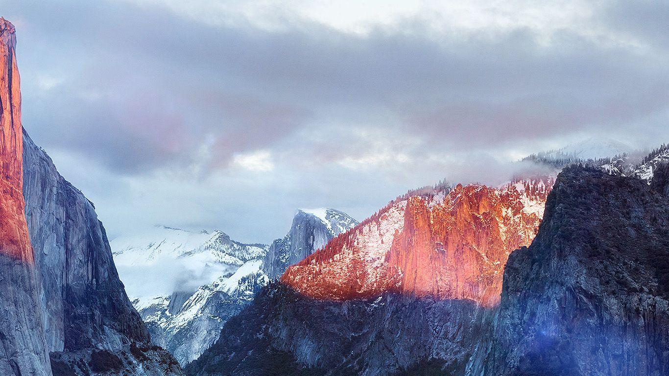 1366x768 Apple El Capitan Osx Mac Mountain Wwdc Art. Wallpaper, Macbook Wallpaper, Art