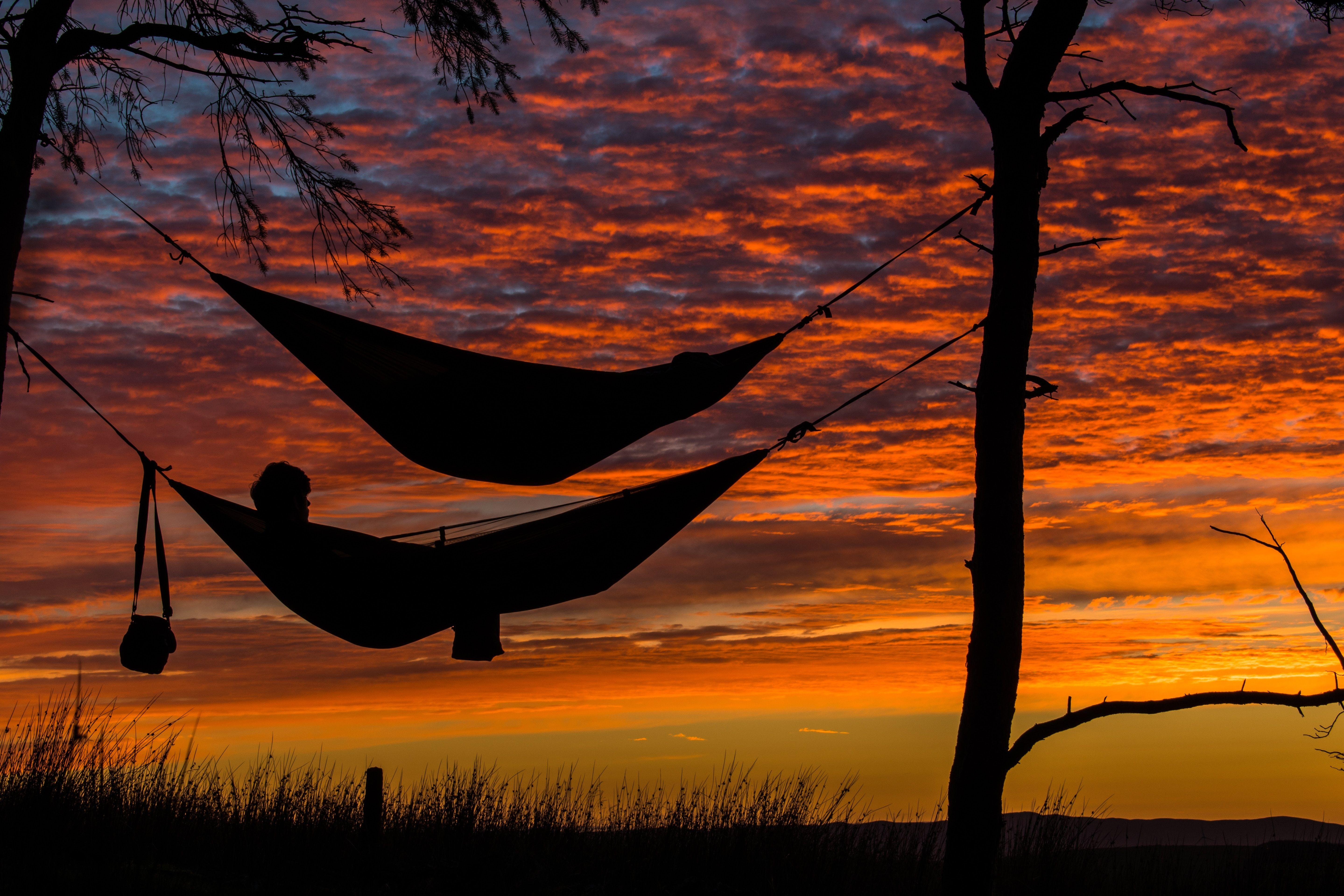 5758x3839 5758x3839 #sea, #outdoor, #sleeping, #silhouette, #scotland, #blue, #hang, #camping, #landscape, #water, #PNG image, #hammock, #relax, #tree, #red, #cloud, #hanging, #sunset, #bag, #sunrise, #orange