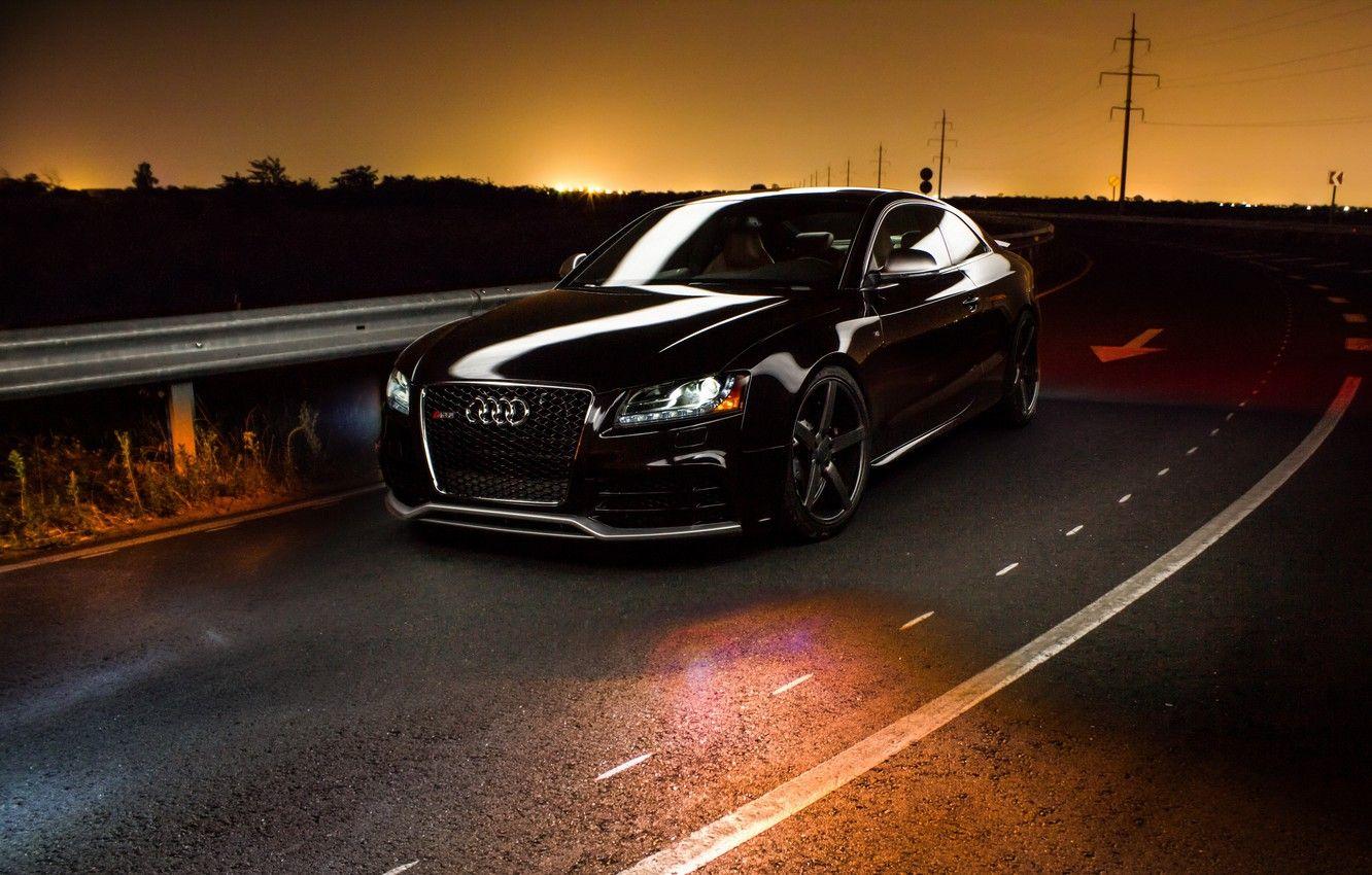 1332x850 Wallpaper night, audi, black, rs5 image for desktop, section audi