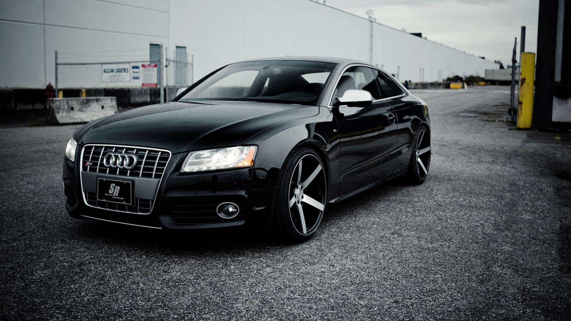 1920x1080 Black Audi Car Wallpaper
