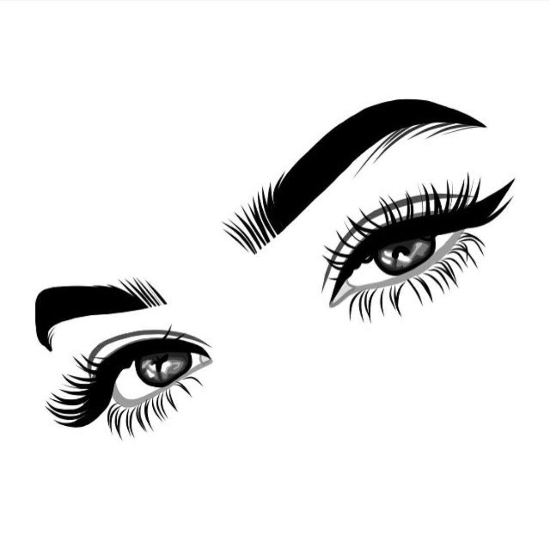 1080x1080 Eye Drawing with Eye Liner No Eyelashes .