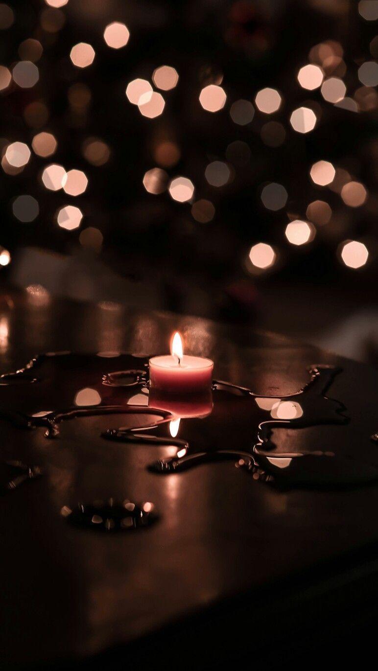 772x1371 Candle Light Wallpaper