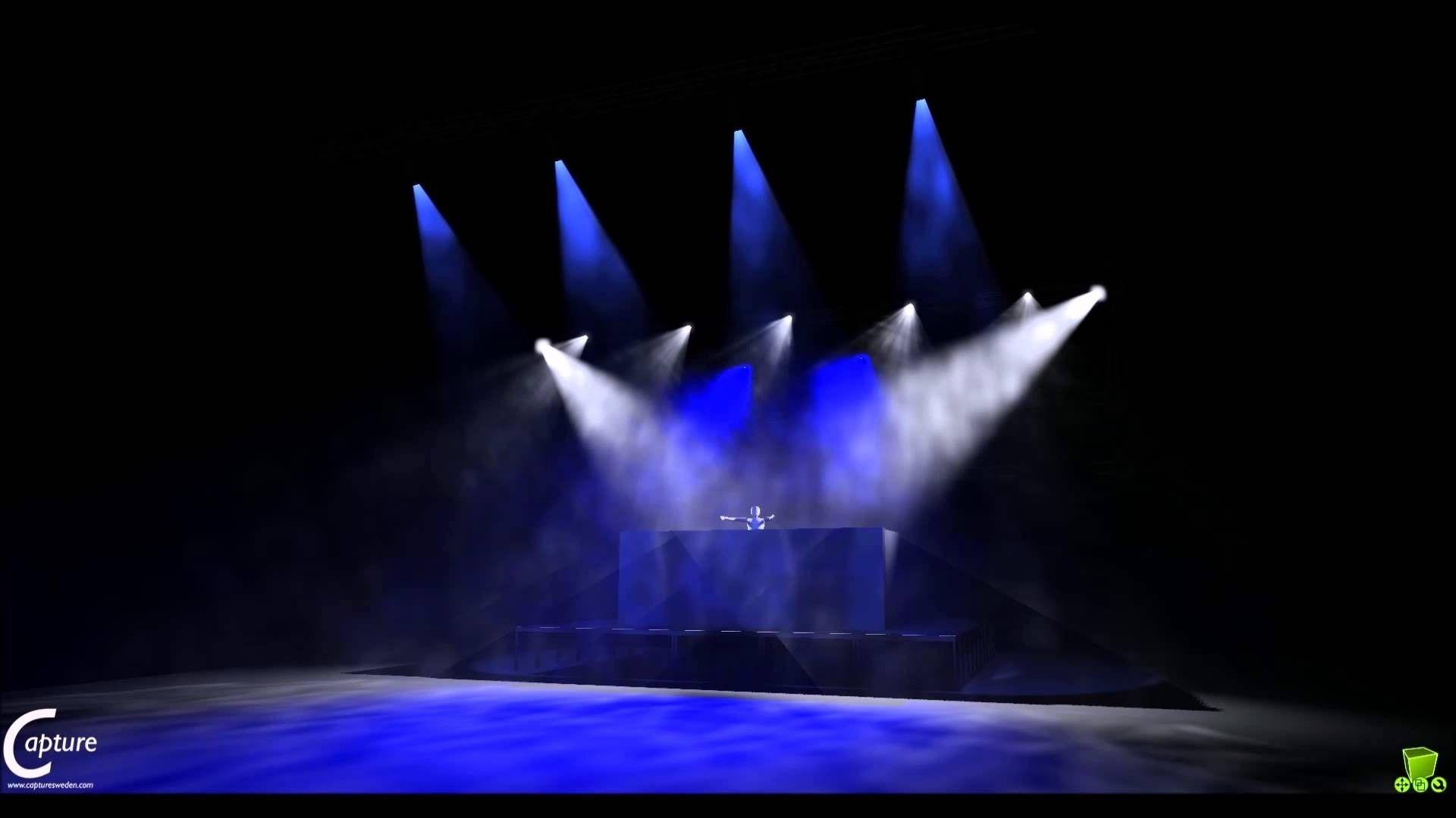 1920x1080 Stage Lights Background
