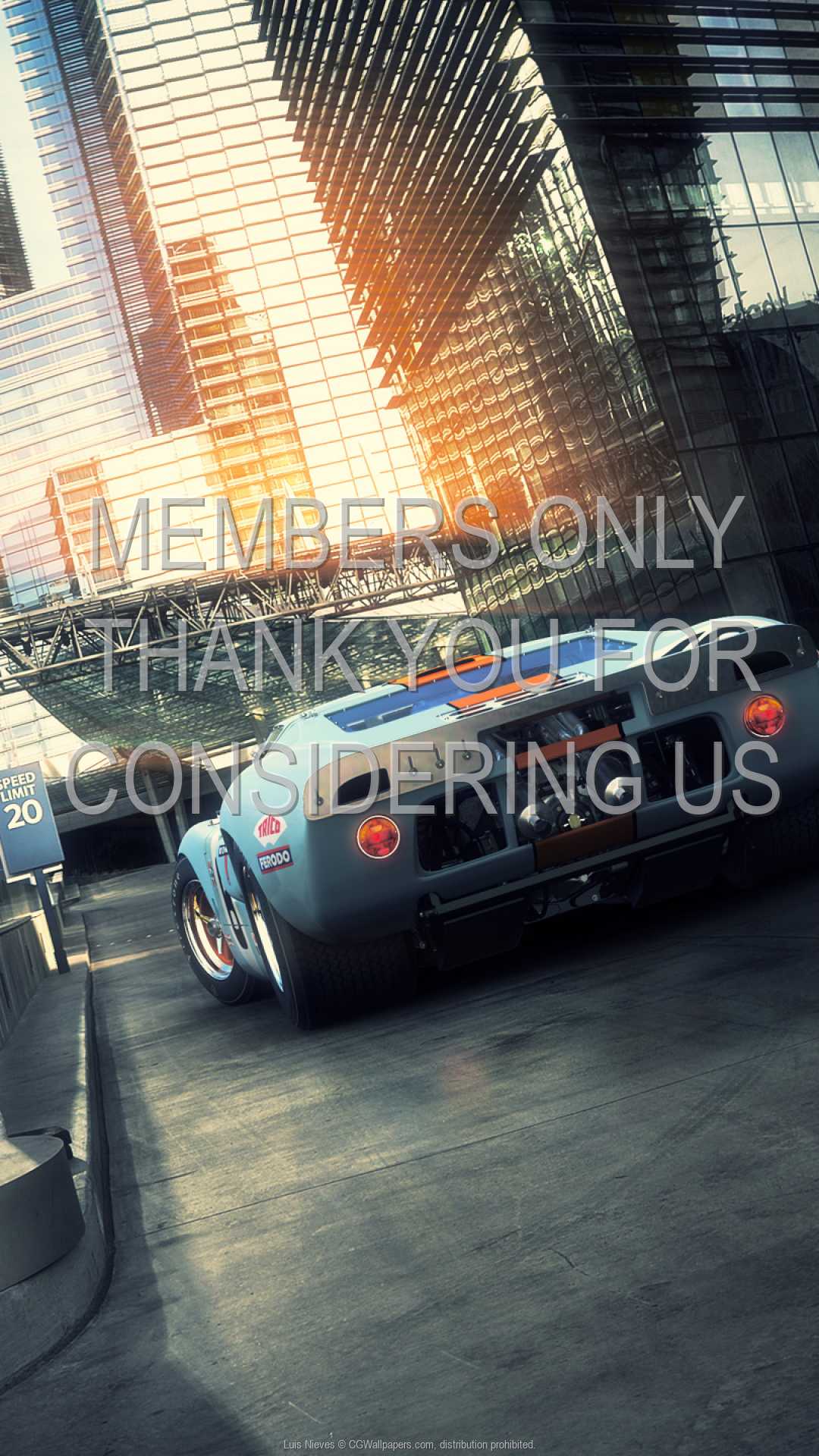 1080x1920 Luis Nieves wallpaper Ford GT40 in Vegas 1080p Vertical