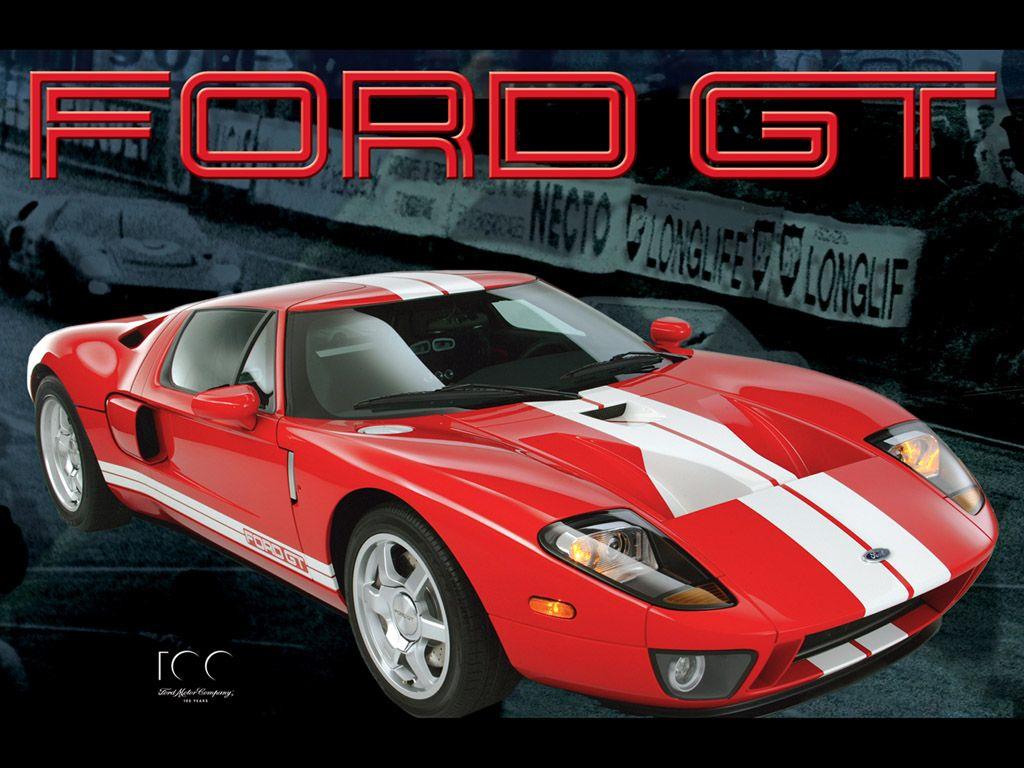 1024x768 Ford GT Wallpaper