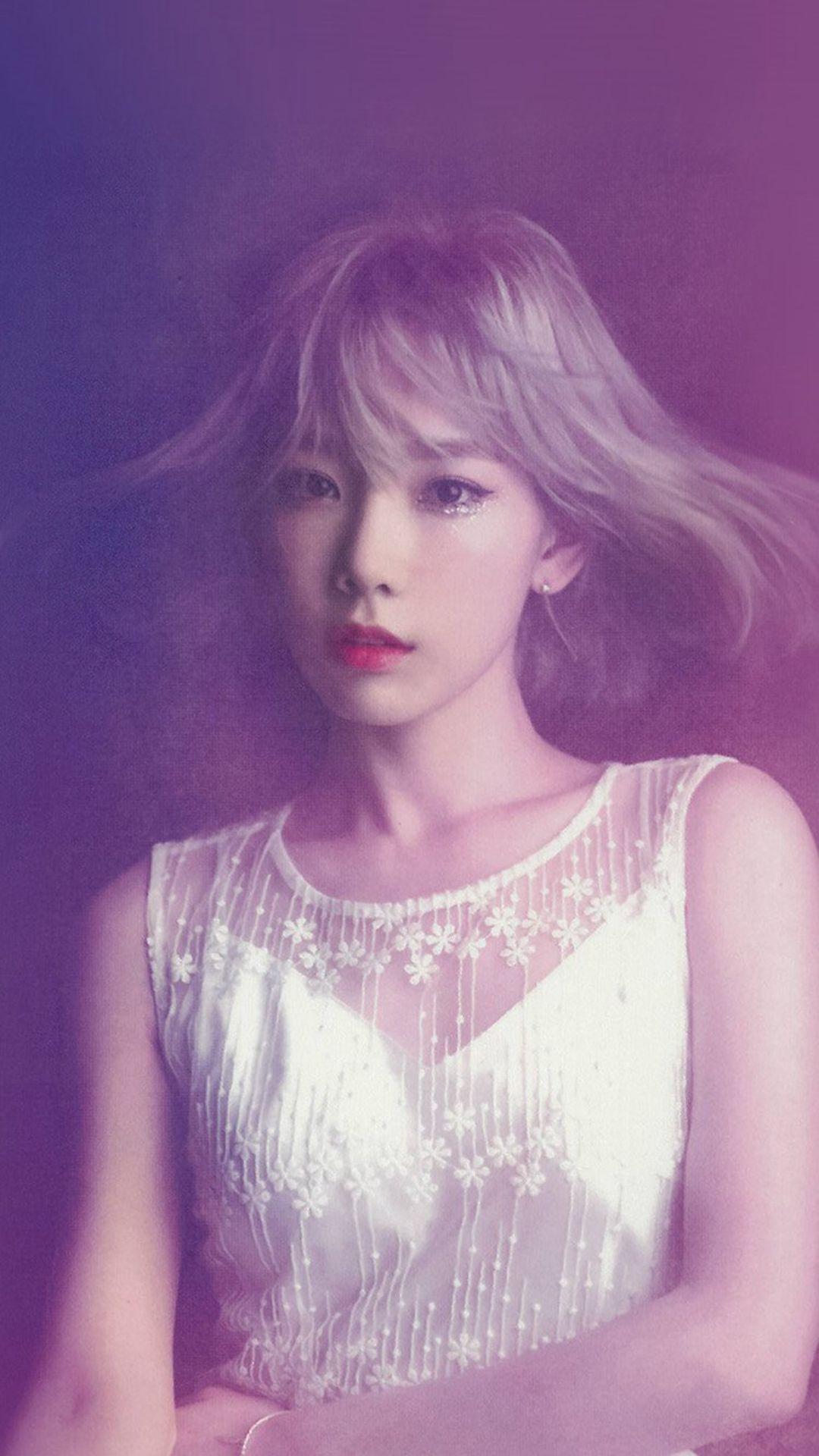 1080x1920 Taeyeon Snsd Kpop Girl Purple Pink #iPhone #plus #wallpaper. Taeyeon wallpaper, Snsd taeyeon, Taeyeon