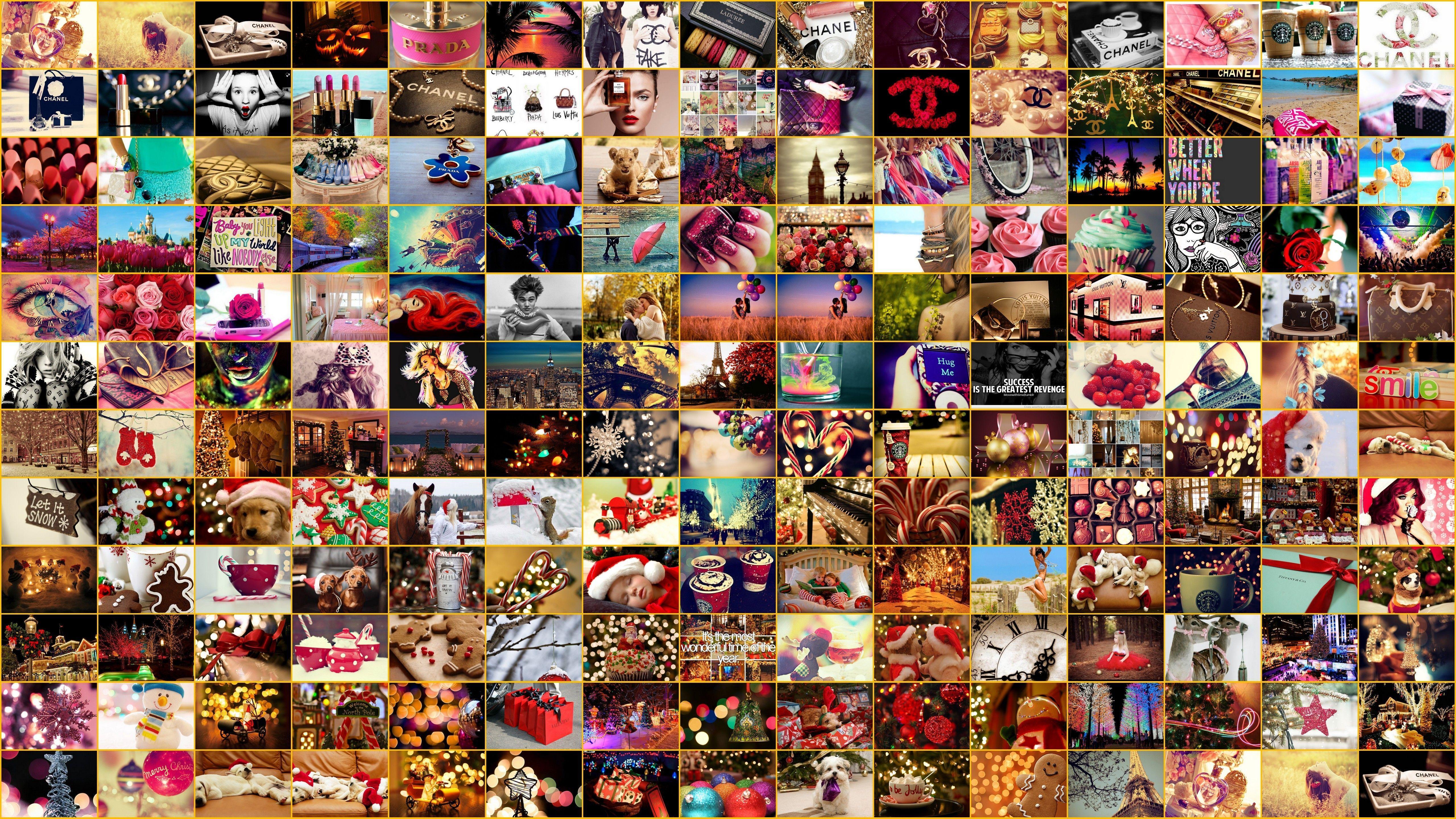 5120x2880 Collage Desktop Wallpaper