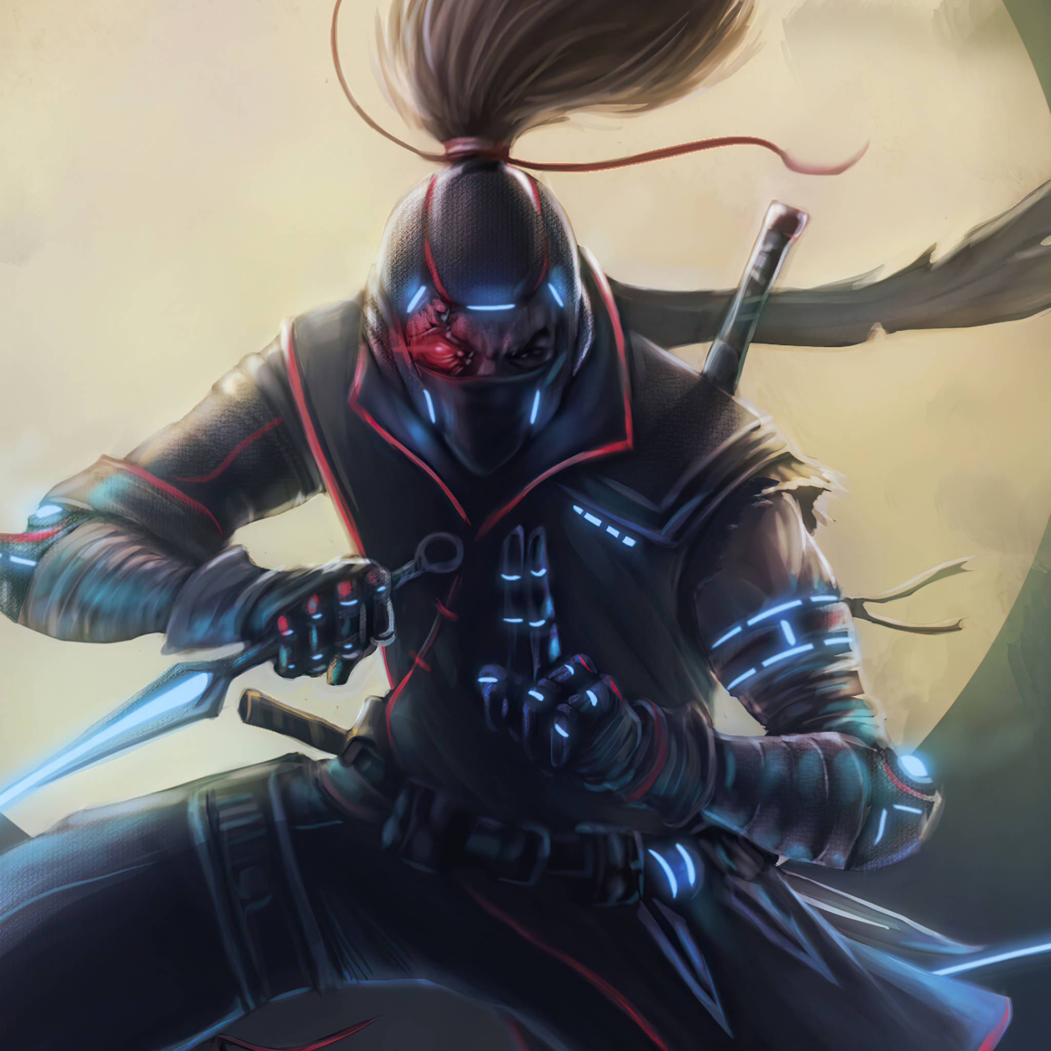 Ninja Cyberpunk Wallpapers Top Free Ninja Cyberpunk Backgrounds