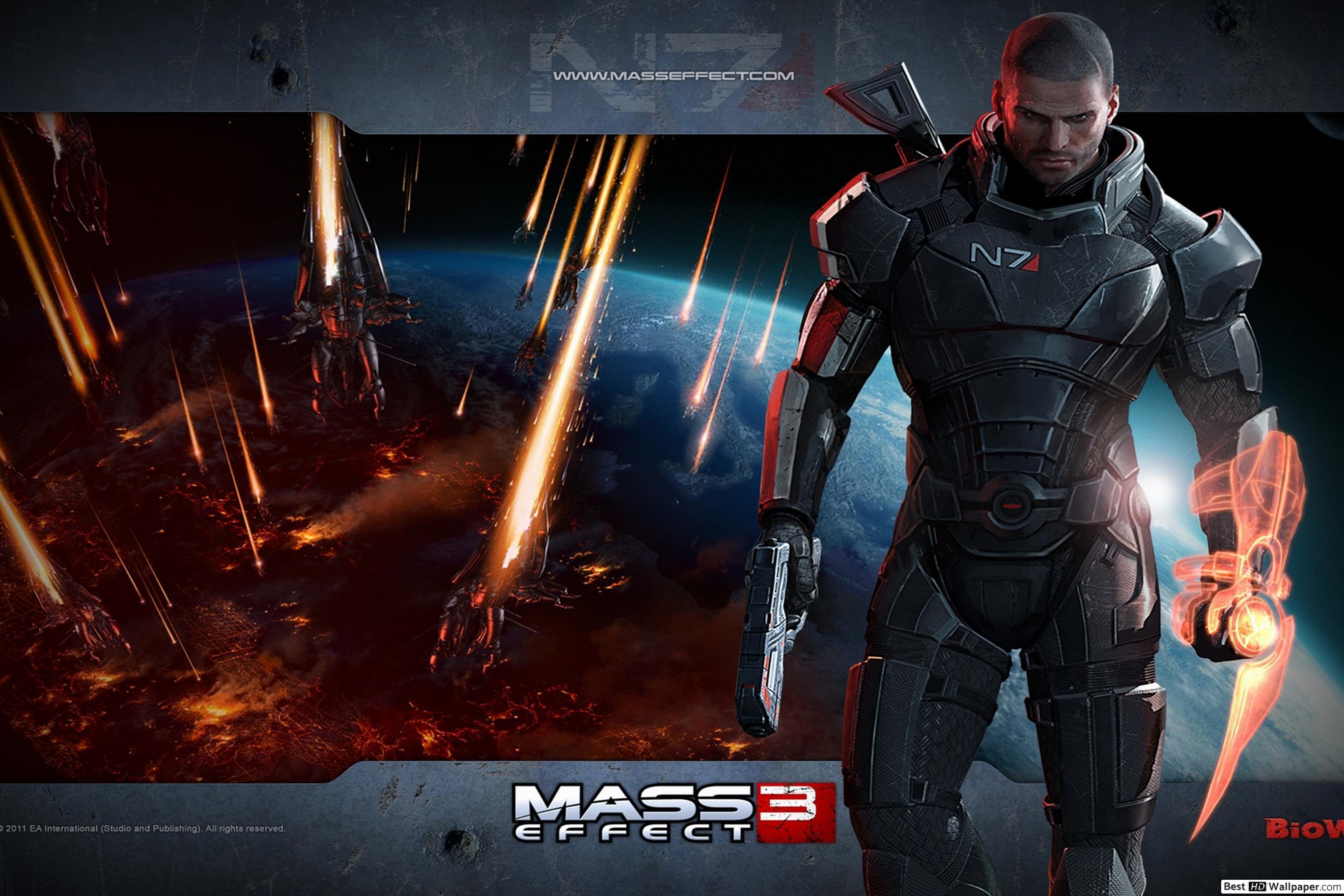 2736x1824 Mass effect 3 shepard HD wallpaper download