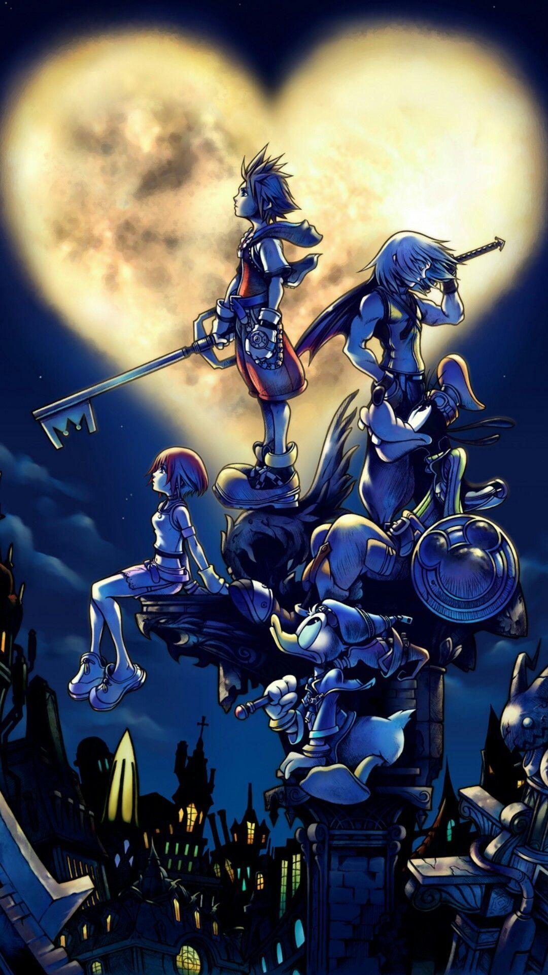 1080x1920 Roxas Kingdom Hearts Background Image Is Best Wallpaper on flowerswallpaper.info, if you like. Kingdom hearts wallpaper, Roxas kingdom hearts, Kingdom hearts art