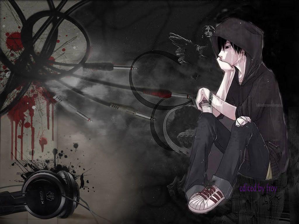 1024x768 Emo HD Wallpaper