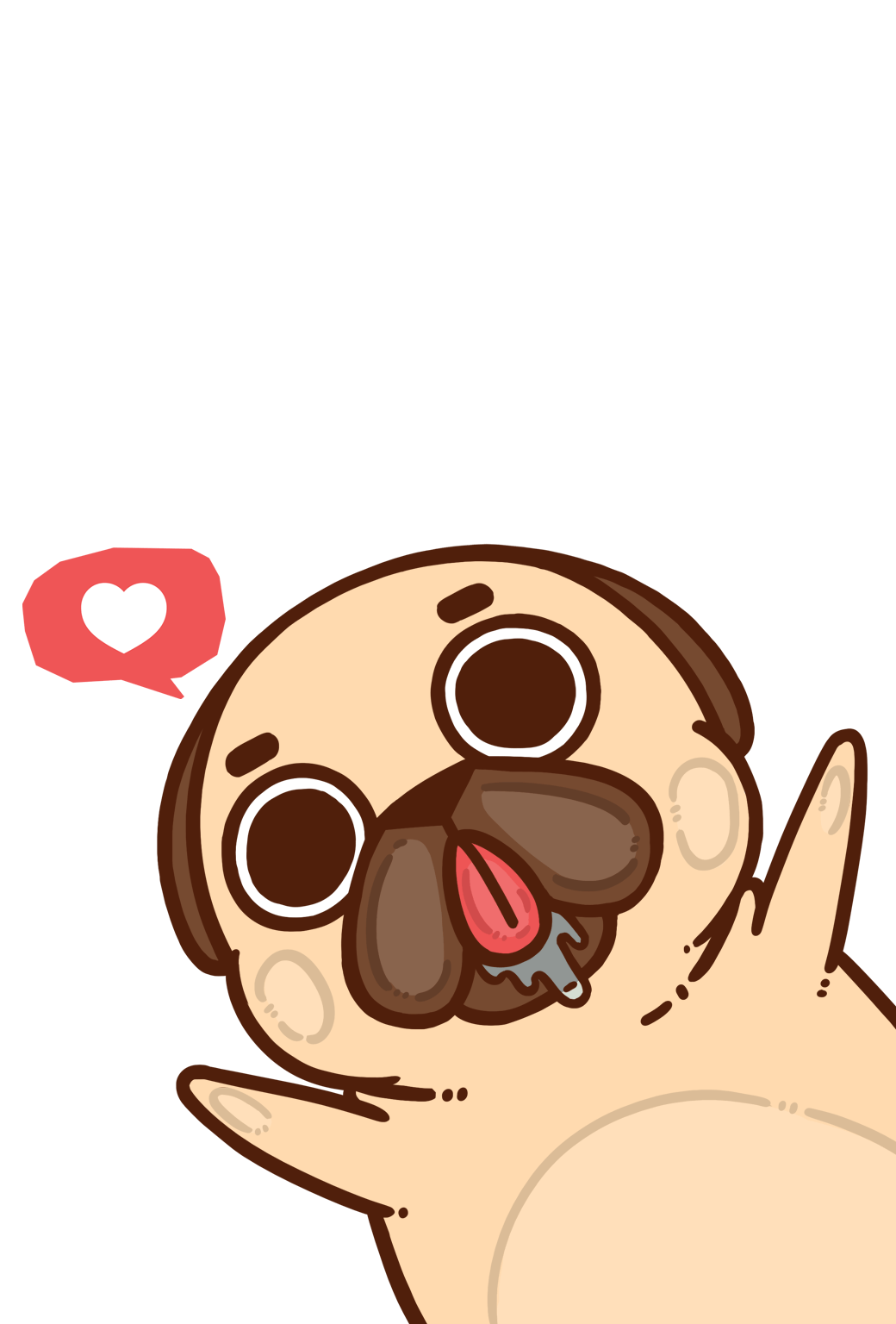 1040x1536 Cartoon Dog Wallpaper .