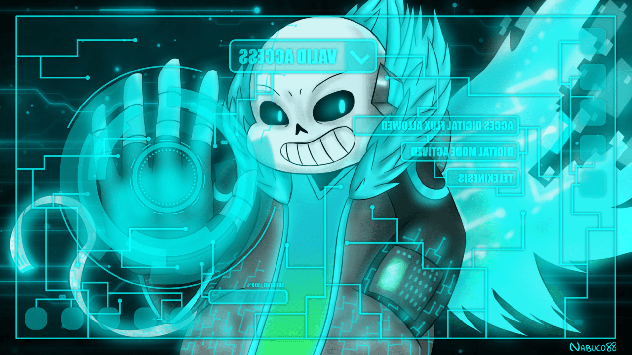 1280x720 Sans AU Wallpaper