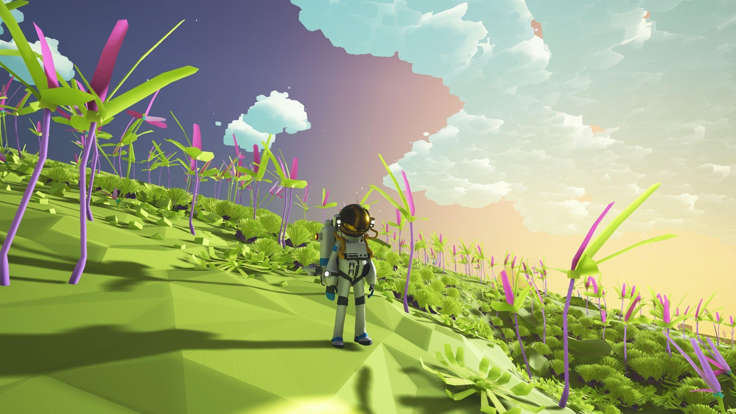 2560x1440 Download 2560x1440 wallpaper landscape, video game, astroneer, dual wide, widescreen 16: widescreen, 2560x1440 HD image, background, 9118