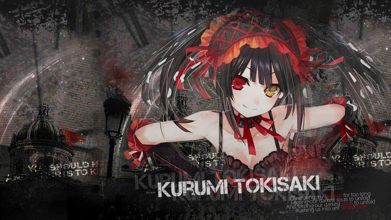 1360x768 Kurumi Tokisaki Wallpaper