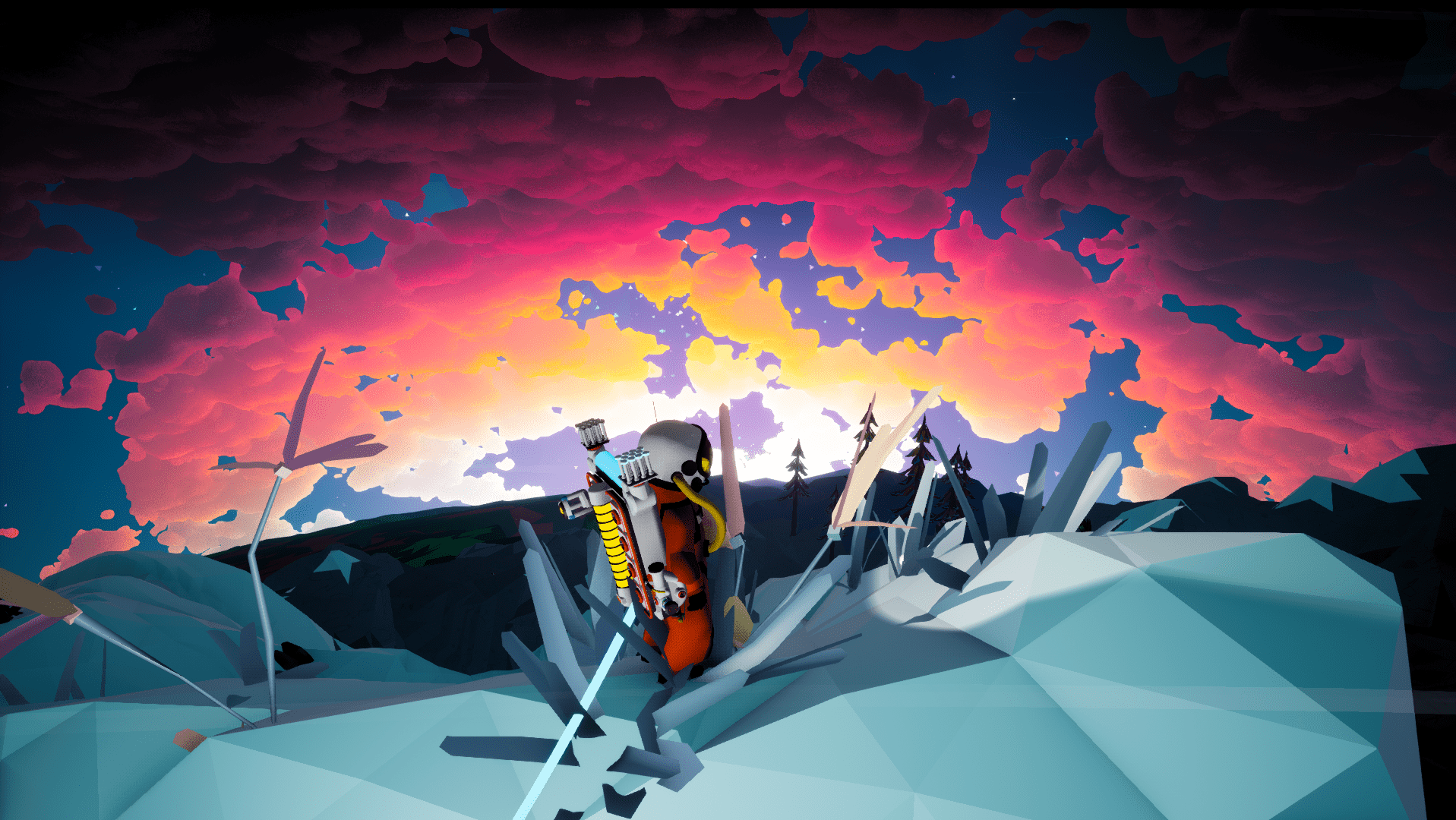 1917x1080 Astroneer sunset (GAME)