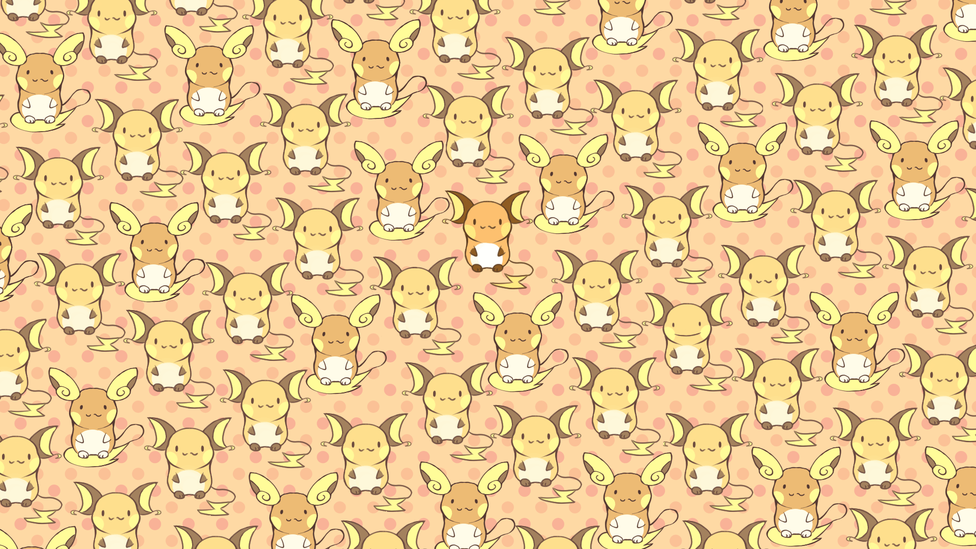 1920x1080 Raichu wallpaper. Pokécharms