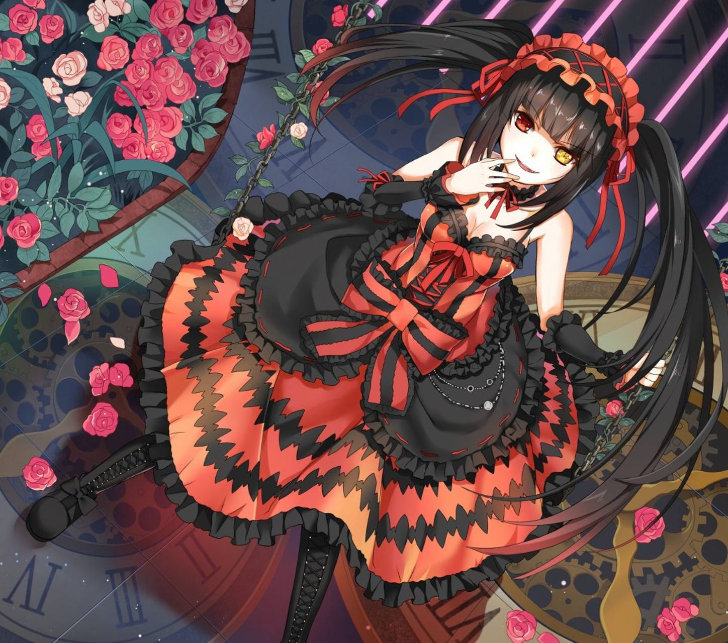 1448x1280 Tokisaki Kurumi wallpaper