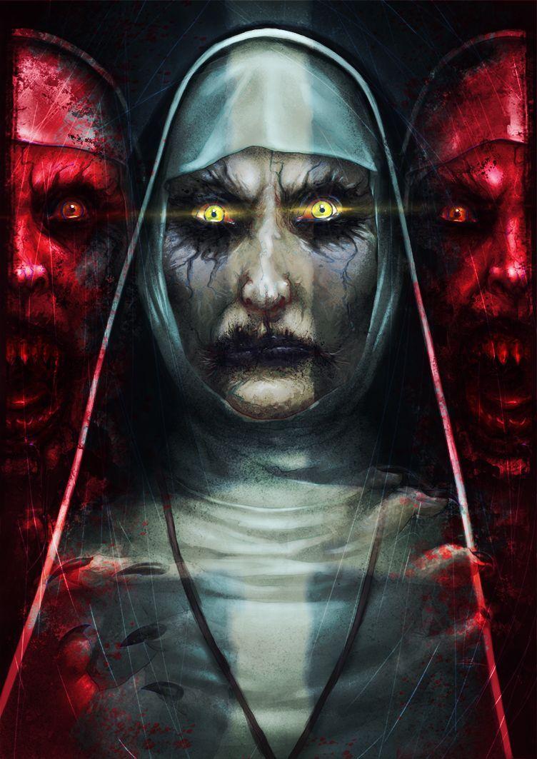 752x1063 VALAK alternate version. Horror art scary, Horror movie art, Scary wallpaper