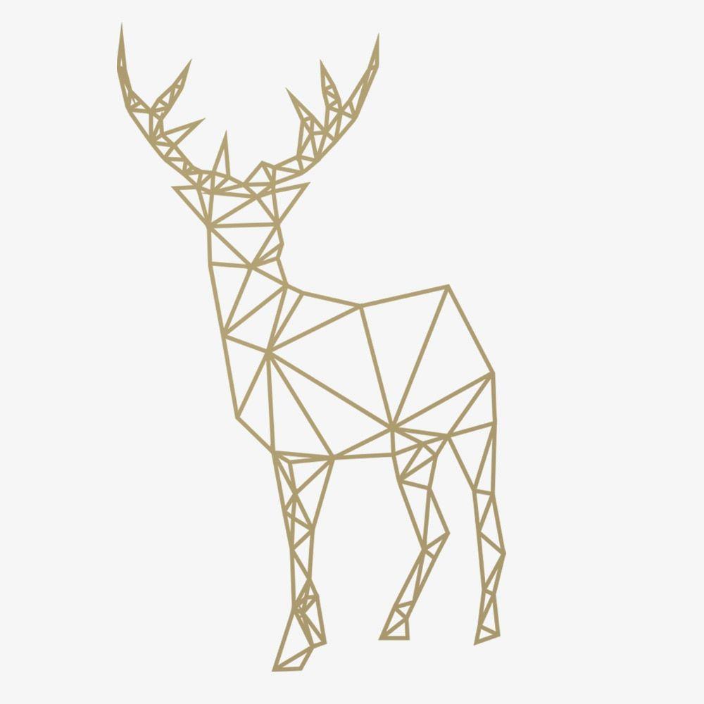 1000x1000 New Design Geometric Deer Wall Stickers For Living Room Modern Art Home Decoration Removable Wallpaper For Bedroom ZA036. designer wall stickers. wall stickerstickers for