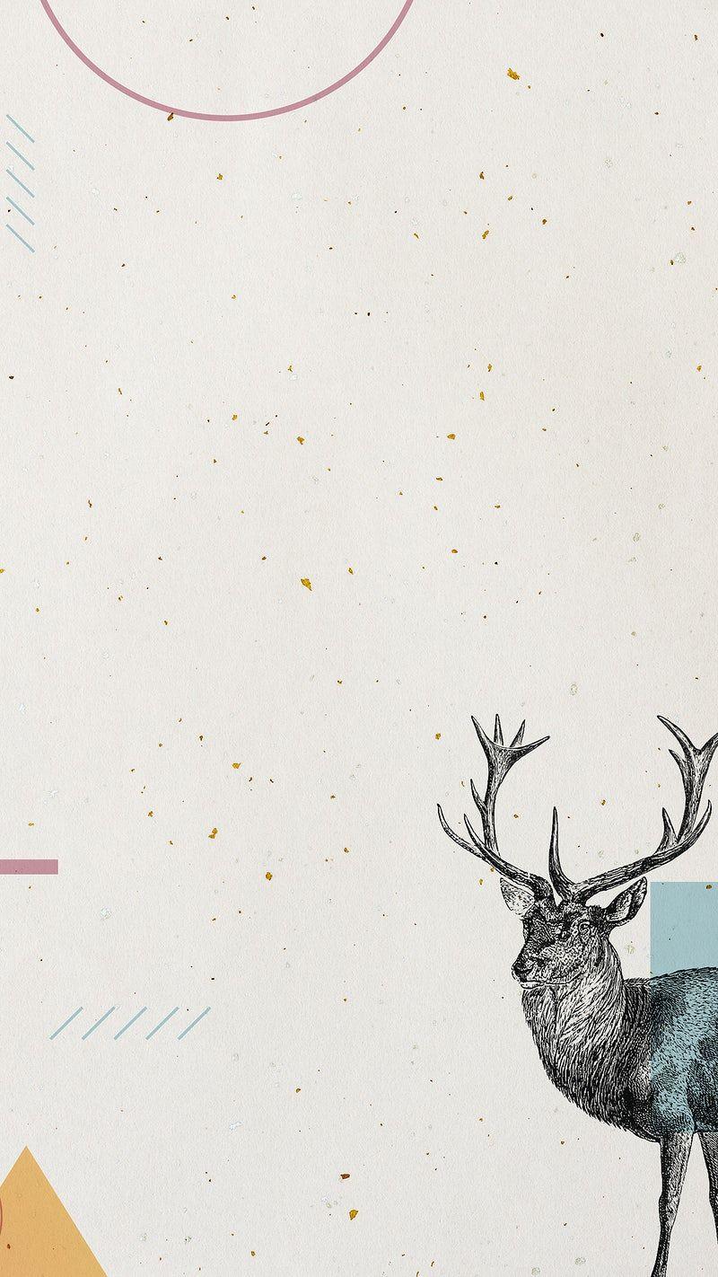 800x1422 Geometric and Animal Background Royalty Free Stock Vectors