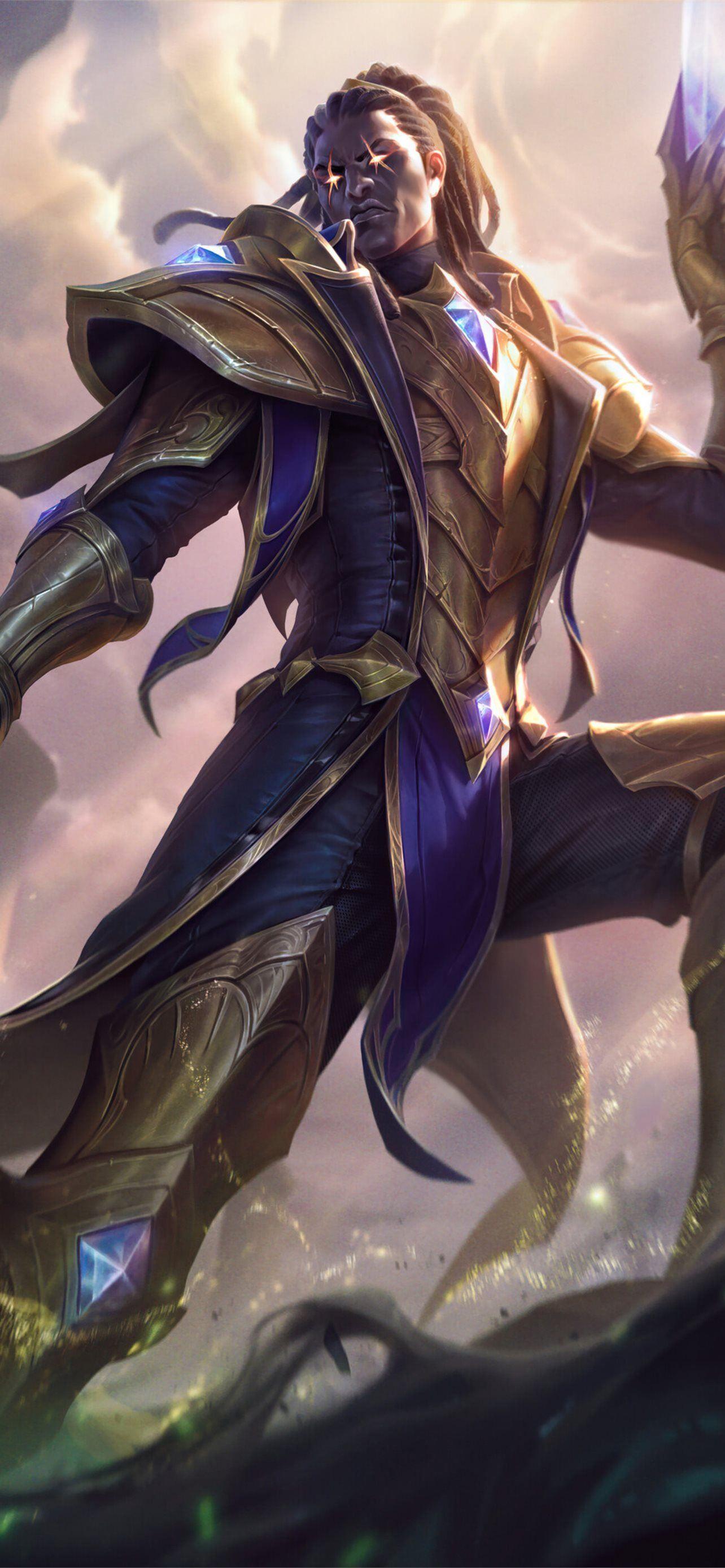 1284x2778 lucian league of legends game 4k iPhone 12 Wallpaper Free Download