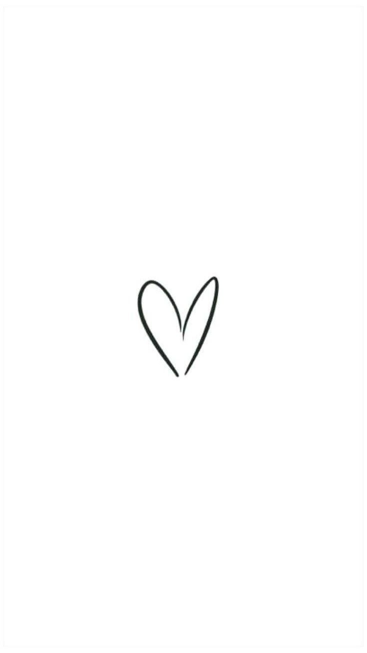 734x1304 Heart #instagram #highlight #covers #simple #white #heart #instagramhighlightcoverssimplewhi. White wallpaper for iphone, Heart wallpaper, Simple phone wallpaper