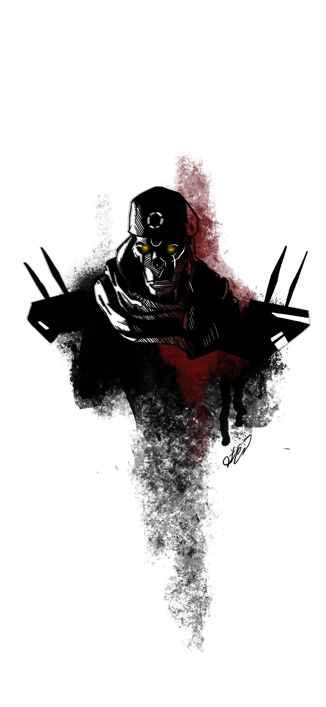 1125x2436 Free iPhone wallpaper I drew for the trailer!